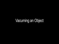 Vacuuming objects 