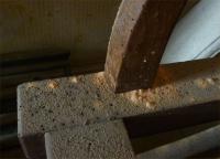 Anobium frass piles